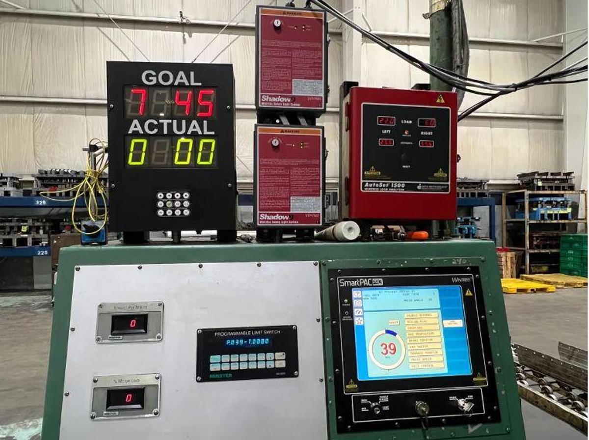 Used 200 TON MINSTER MODEL SC2-200-60-36 HEVI-STAMPER PRESS