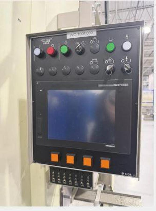 Used 2015 88 TON AIDA MODEL DSF-N1-800 GAP FRAME SERVO PRESS