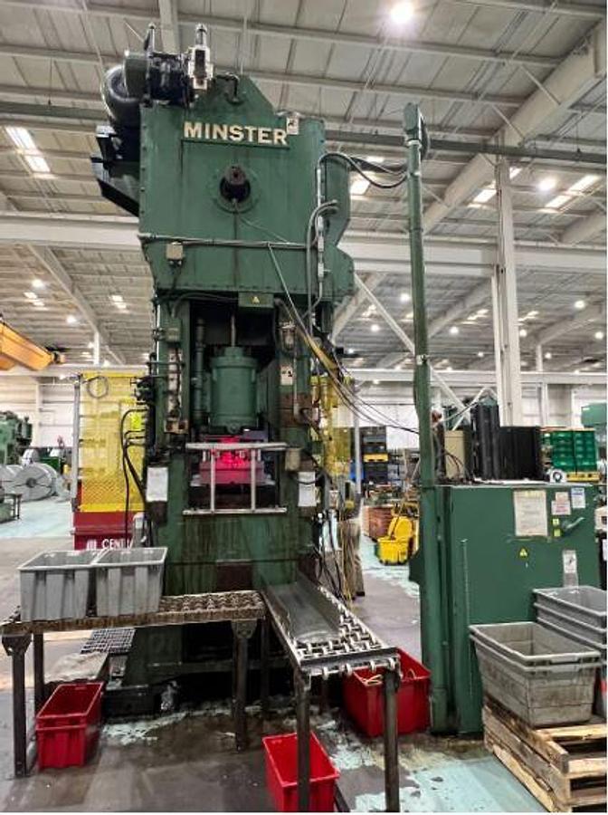 Used 200 TON MINSTER MODEL SC2-200-60-36 HEVI-STAMPER PRESS
