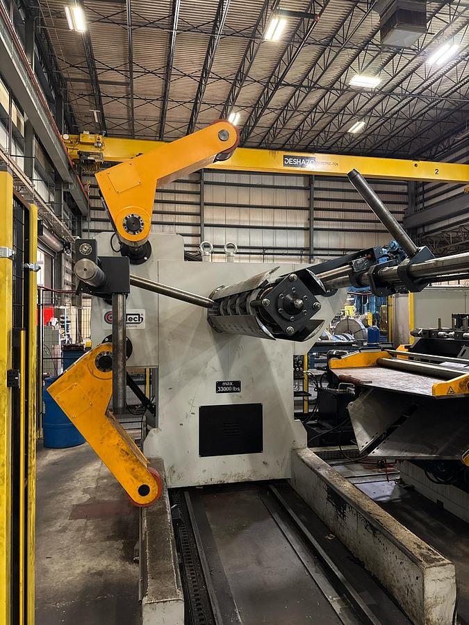 Used 2012 AIDA TMX-S2-1200 STRAIGHT SIDE PRESS w/COILTECH FEED LINE