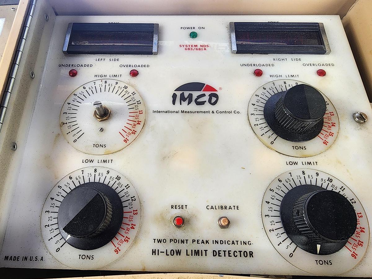 Used IMCO 683/681A Hi-Low Limit Detector System No. 683