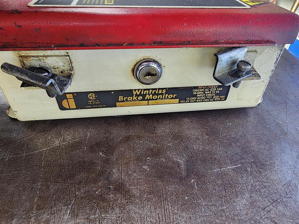 Used Wintriss 9612501 Brake Monitor