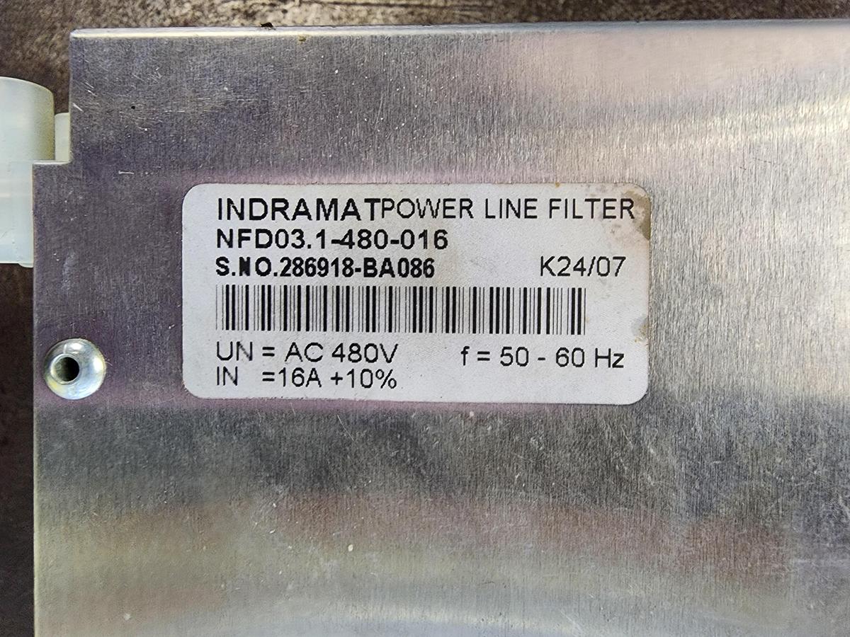Used Indramat NFD03.1-480-016 Power Line Filter