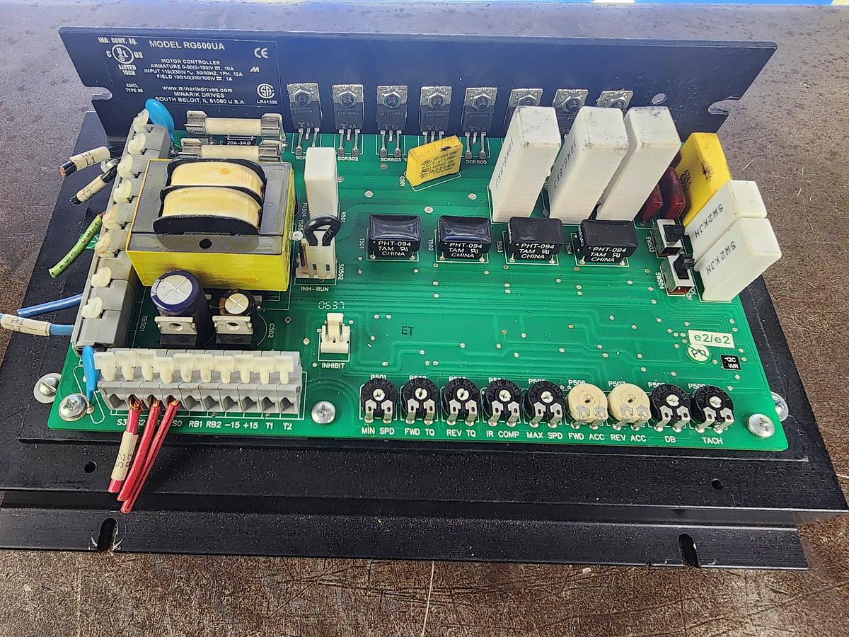 Used Minarik Drives Model: RG500UA Drive Board