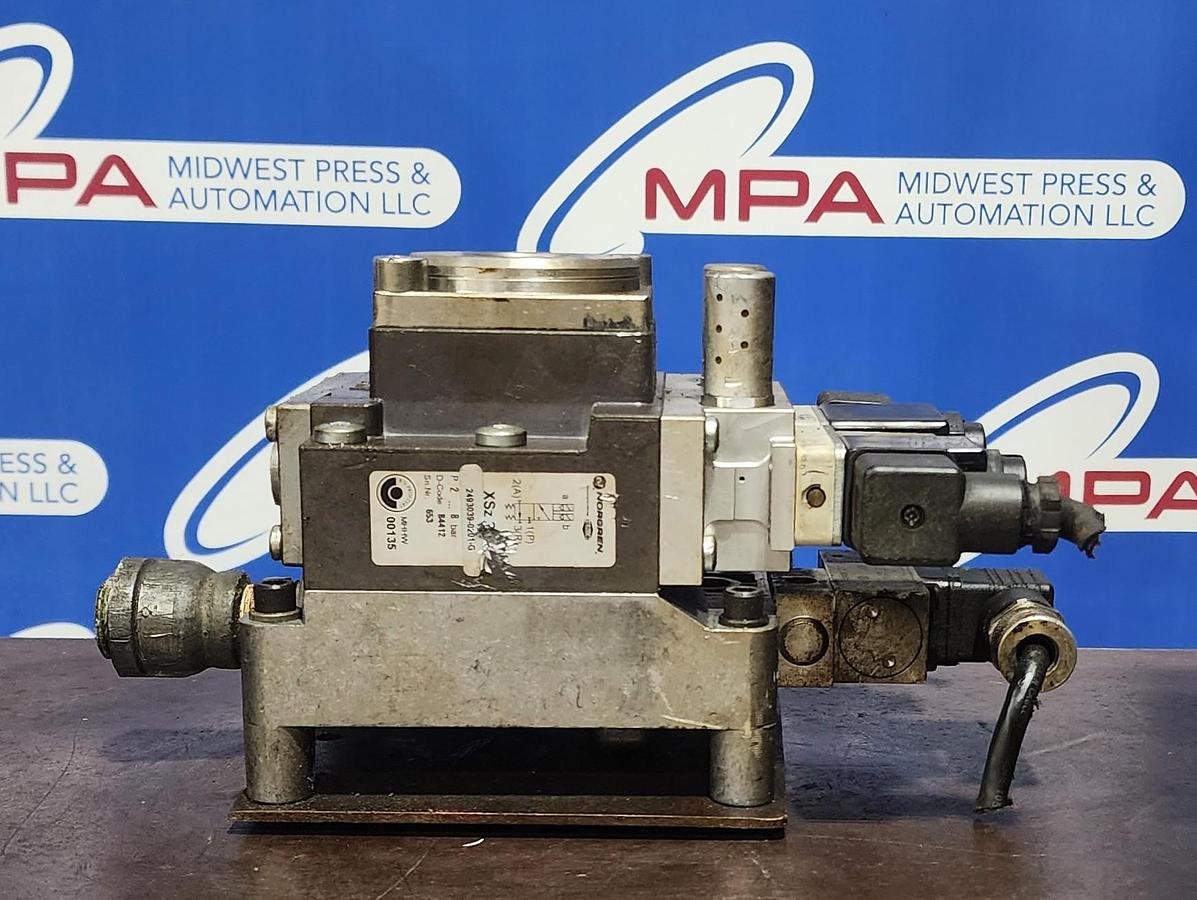 Used Norgren Herion 2493039-0201-G Dual Safety Valve