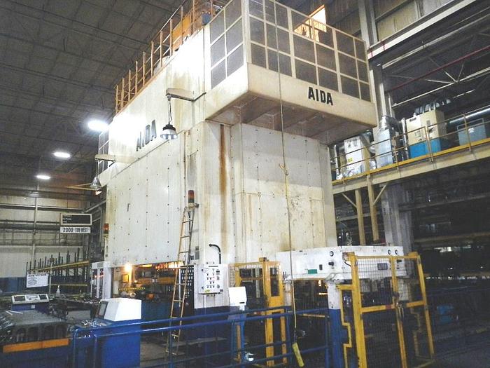 Used 2003 2000 Ton Aida Transfer Press TMX-S2-20000(2)