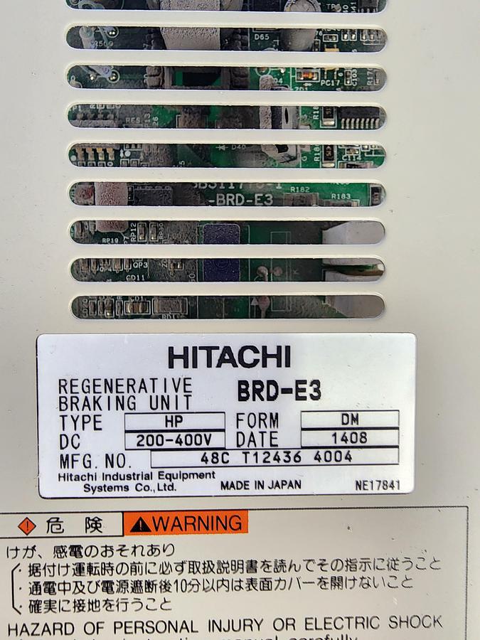 Used Hitachi BRD-E3 Regenerative Braking Unit