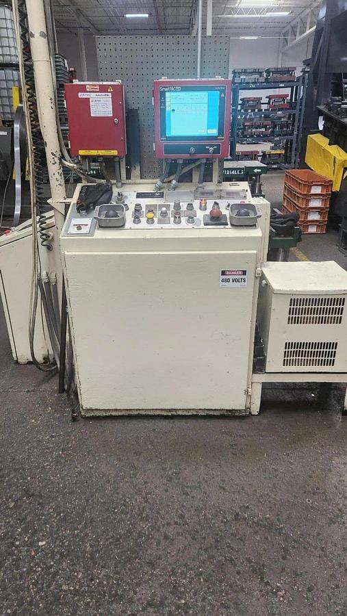 Used 300 TON MINSTER MODEL E2-300-84-48 HEVI STAMPER STRAIGHT SIDE PRESS