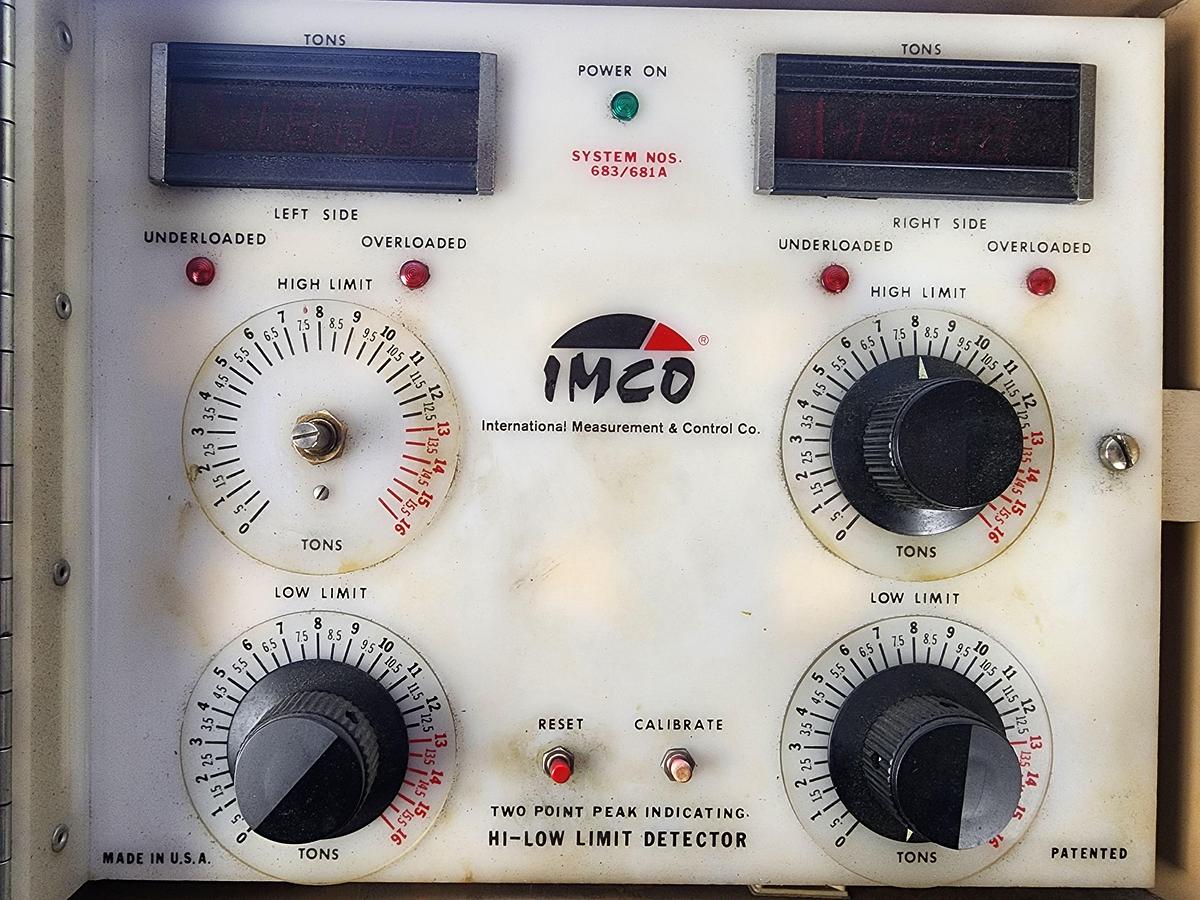 Used IMCO 683/681A Hi-Low Limit Detector System No. 683
