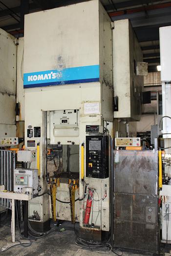 Used 440 TON KOMATSU MODEL LIC400 LINK DRIVE PRESS