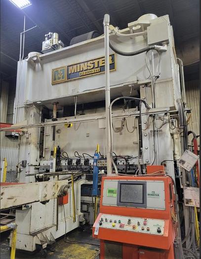 Used 1,000 TON MINSTER E2-1000-144 X 60 STRAIGHT SIDE PRESS