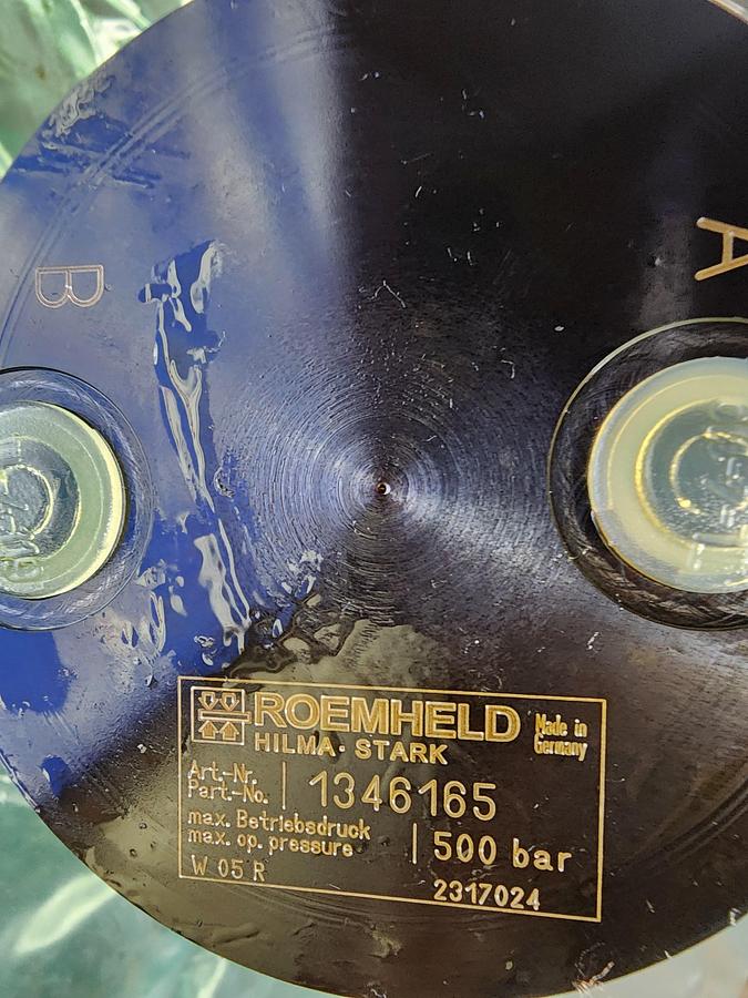 Roemheld CLR-1346-165-TBD Hydraulic Cylinder 1346165