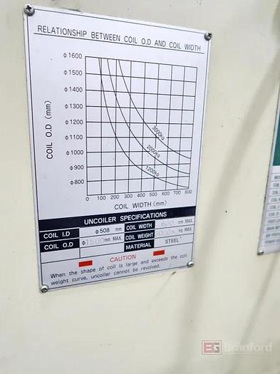 Used AIDA MODEL PMX-L2-6000(1) STRAIGHT SIDE PRESS & FEEDLINE