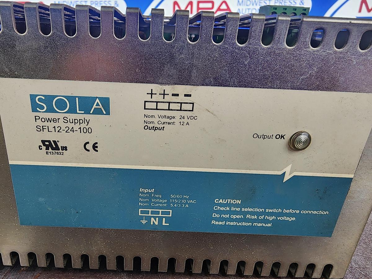 Used Sola SFL12-24-100 Power Supply