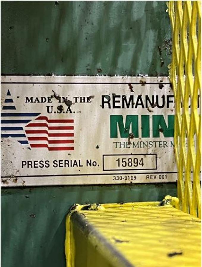 Used 200 TON MINSTER MODEL SC2-200-60-36 HEVI-STAMPER PRESS