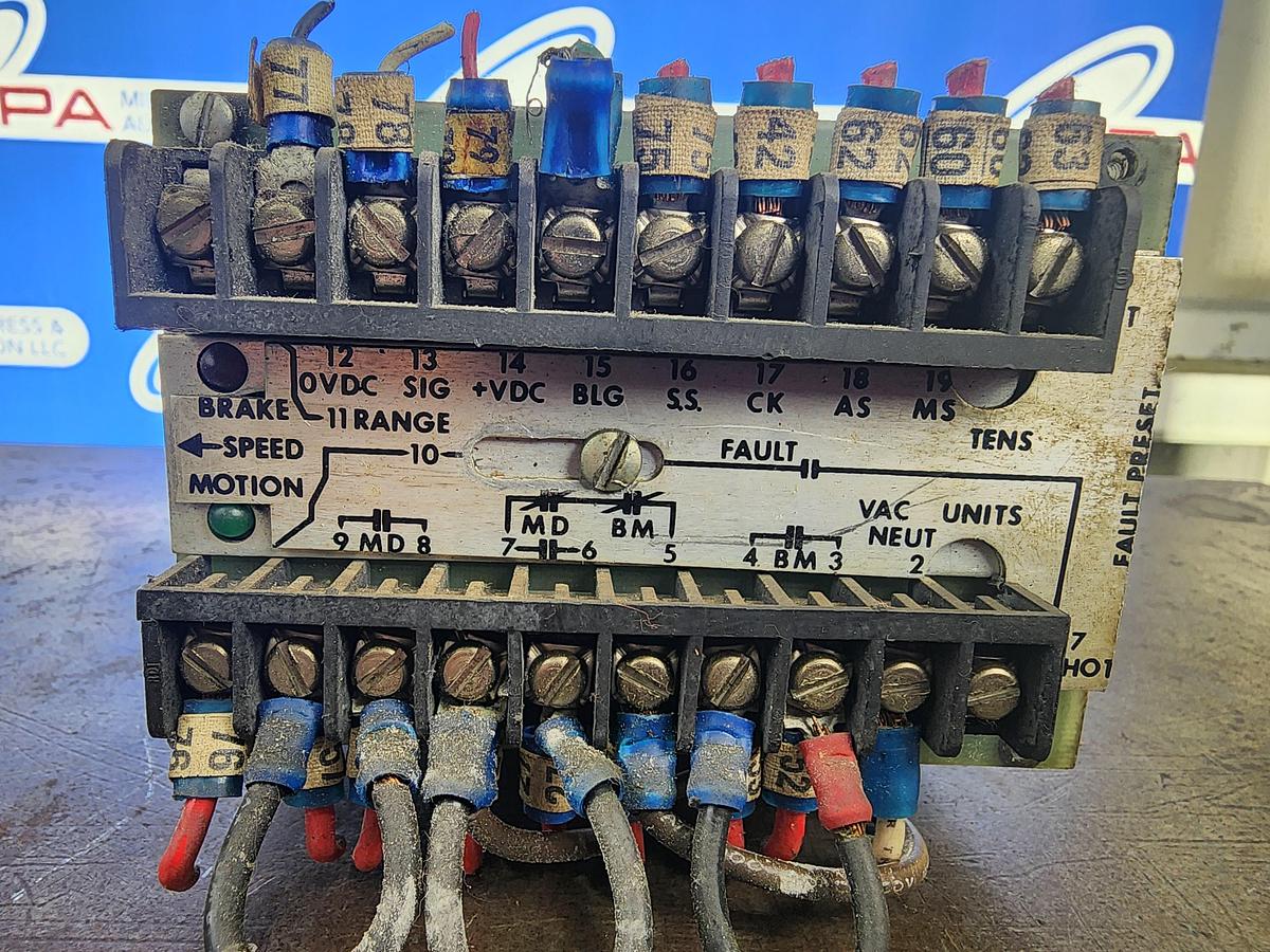 Used Electronic Counters & Controls INC Model: 264C-2 Brake Monitor