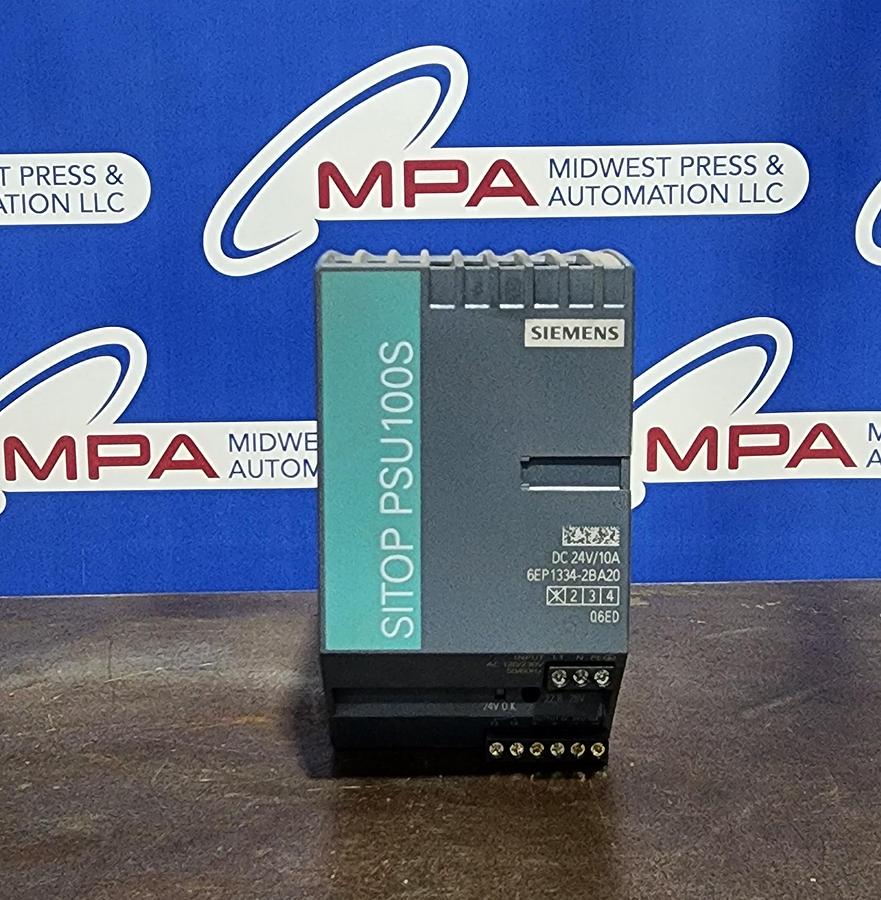 Used Siemens 6EP1334-2BA20 Sitop PSU100S Power Supply