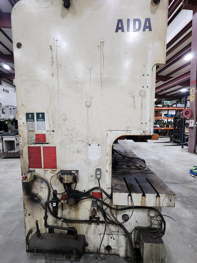 Used 121 TON AIDA MODEL NC2-1100(2)E GAP FRAME PRESS