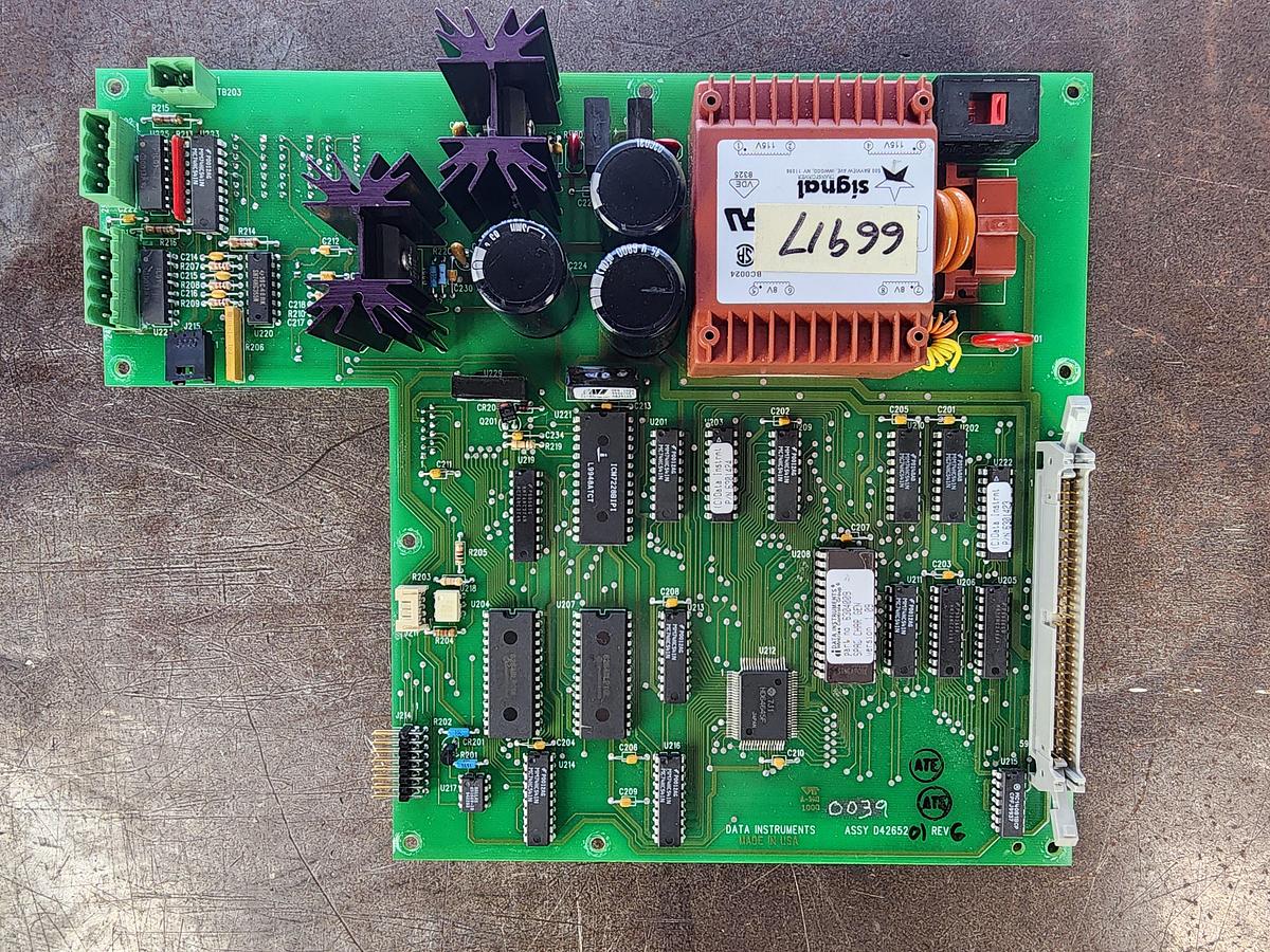 Used Wintriss D42652 SmartPAC 1 Power Supply Board *Tested*
