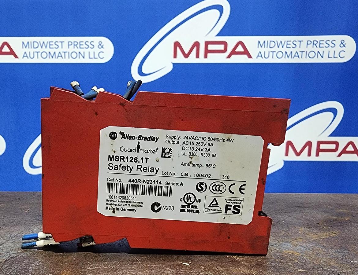 Used Allen-Bradley MSR126.1T Safety Relay