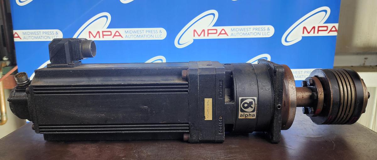 Used Indramat MDD093C-N-030-N2L-110PA0 Servo Motor w Alpha SP140-MF1-7-021-000
