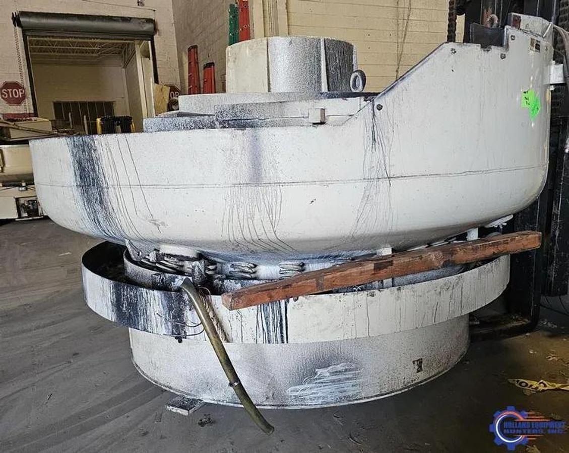 Used 2000 ROTO FINISH 15 CU FT MULTI PASS VIBRATORY BOWL FINISHING MACHINE