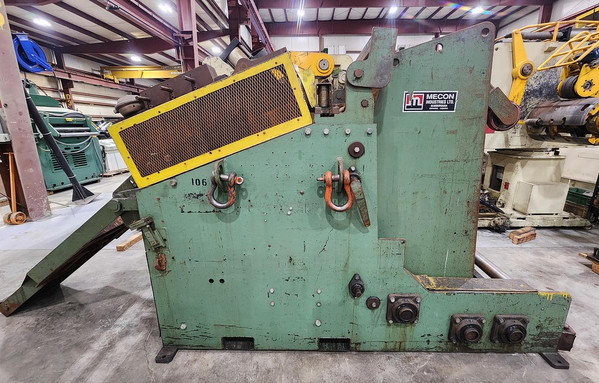 Used 24" WIDE x 20,000 LB MECON CRADLE STRAIGHTENER