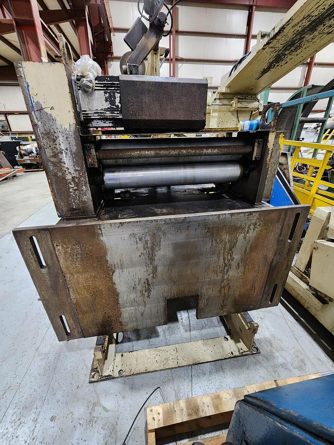 Used 15,000 LB x 30" WIDE PERFECTO COMPLETE COIL FEED LINE