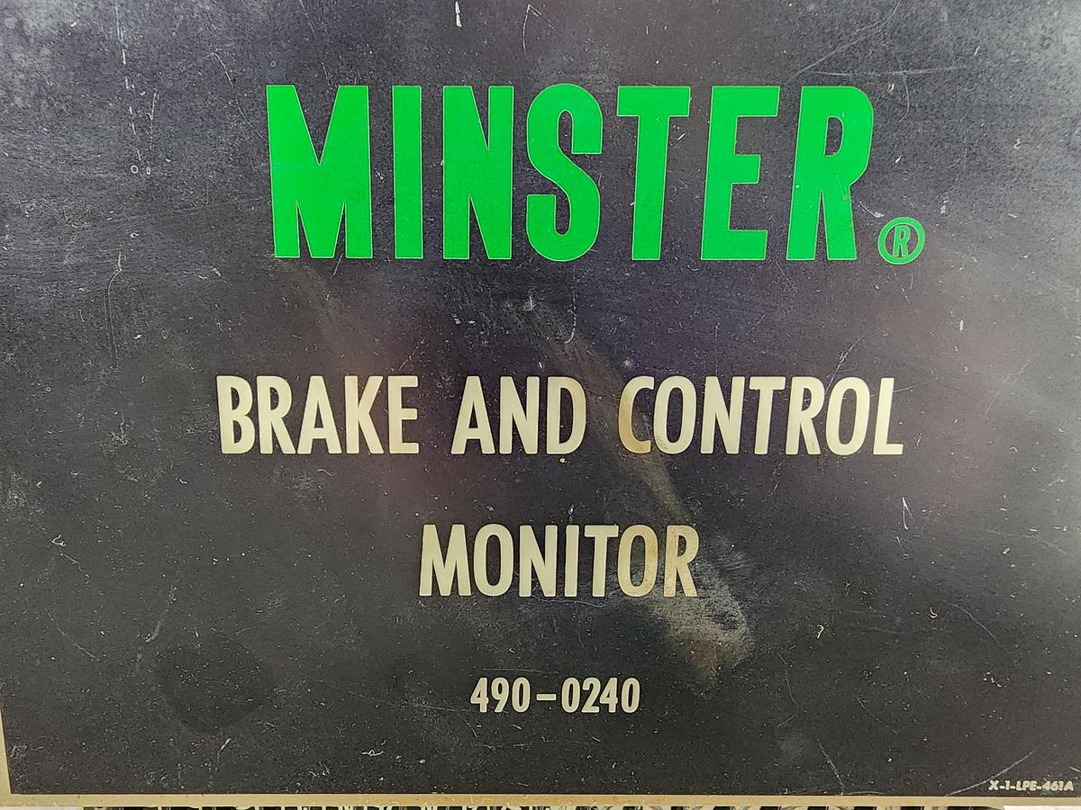 Used Minster 490-0240 Brake and Control Monitor