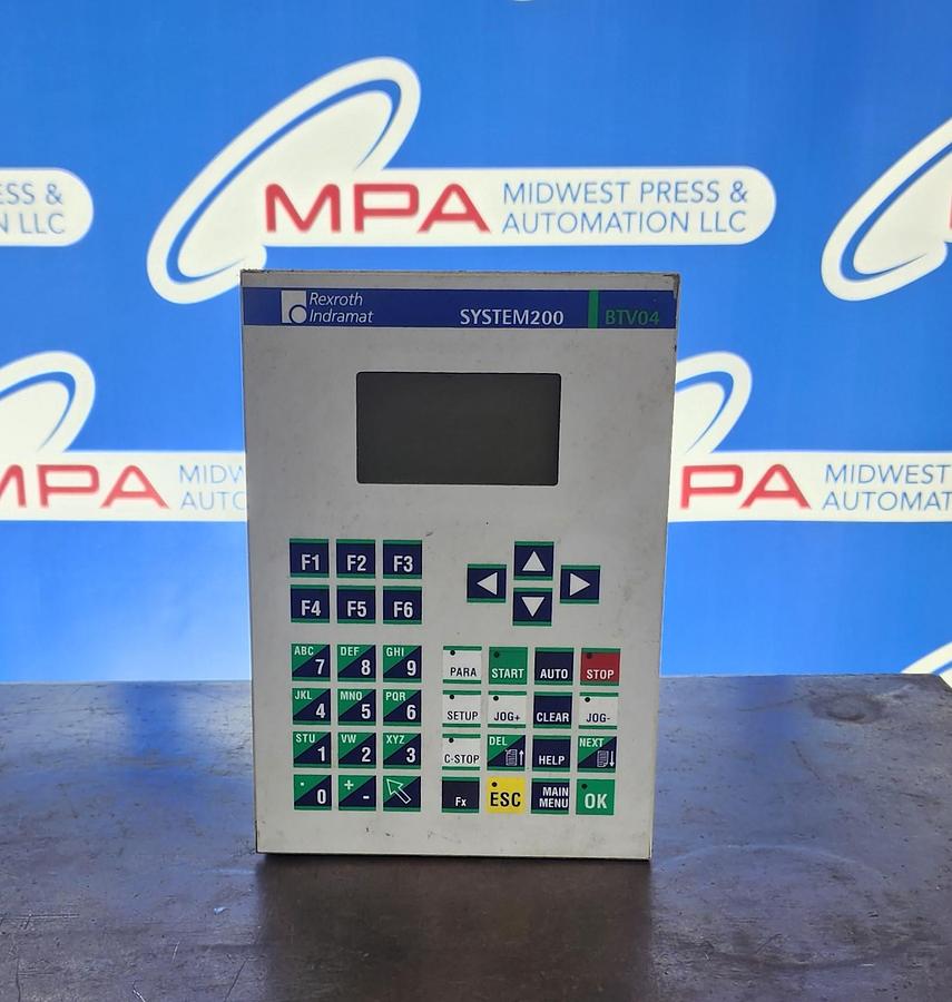 Used Rexroth Indramat System 200 BTV04.2GN-FW BTV04 / FWA-BTV04*-CRE-01VRS-MS