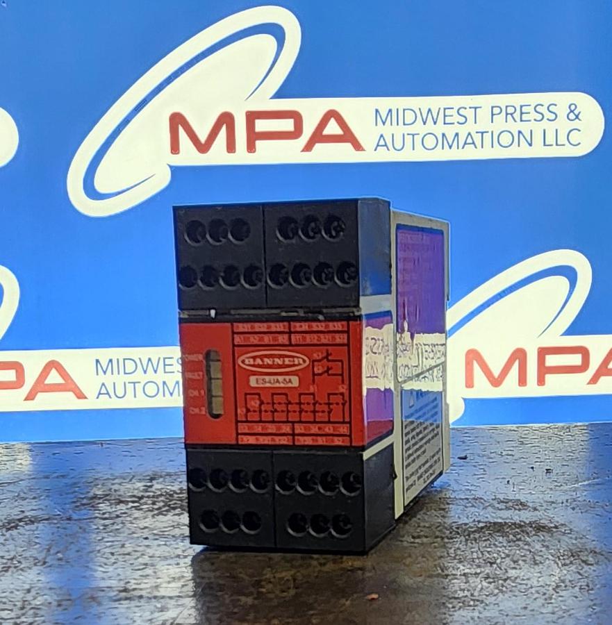 Used Banner ES-UA-5A Safety Relay