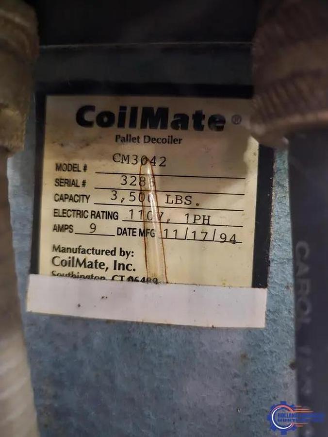 Used COILMATE CM3042, 3500 Lbs Capacity