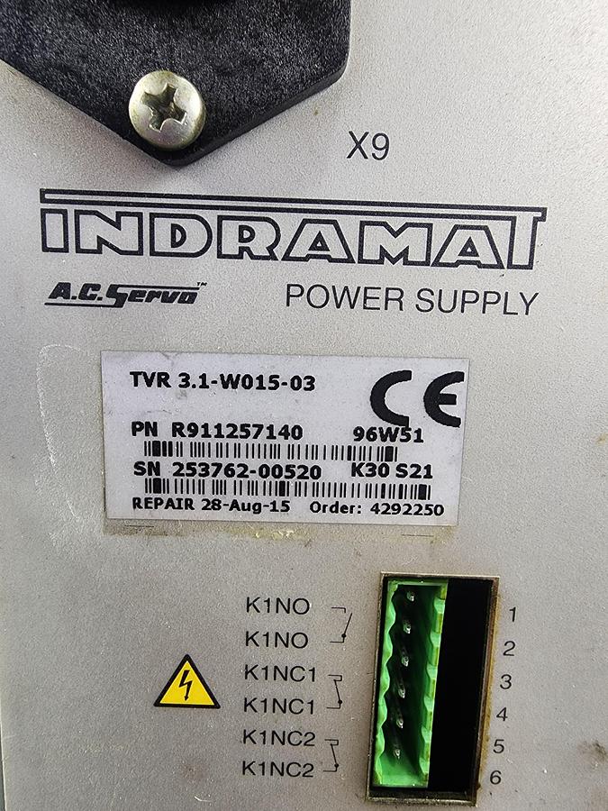 Used Indramat TVR3.1-W015-03