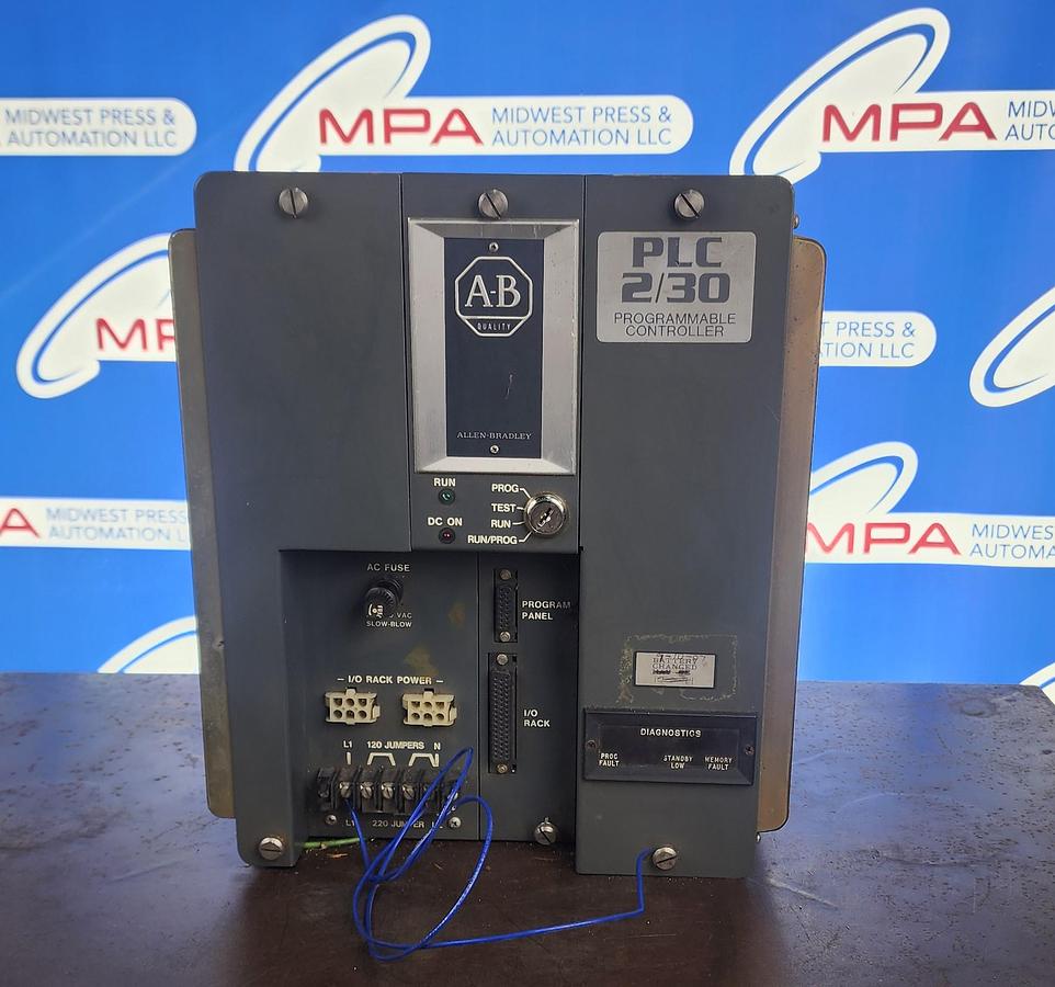 Used Allen-Bradley 1772-LP3 PLC 2/30 Programmable Controller