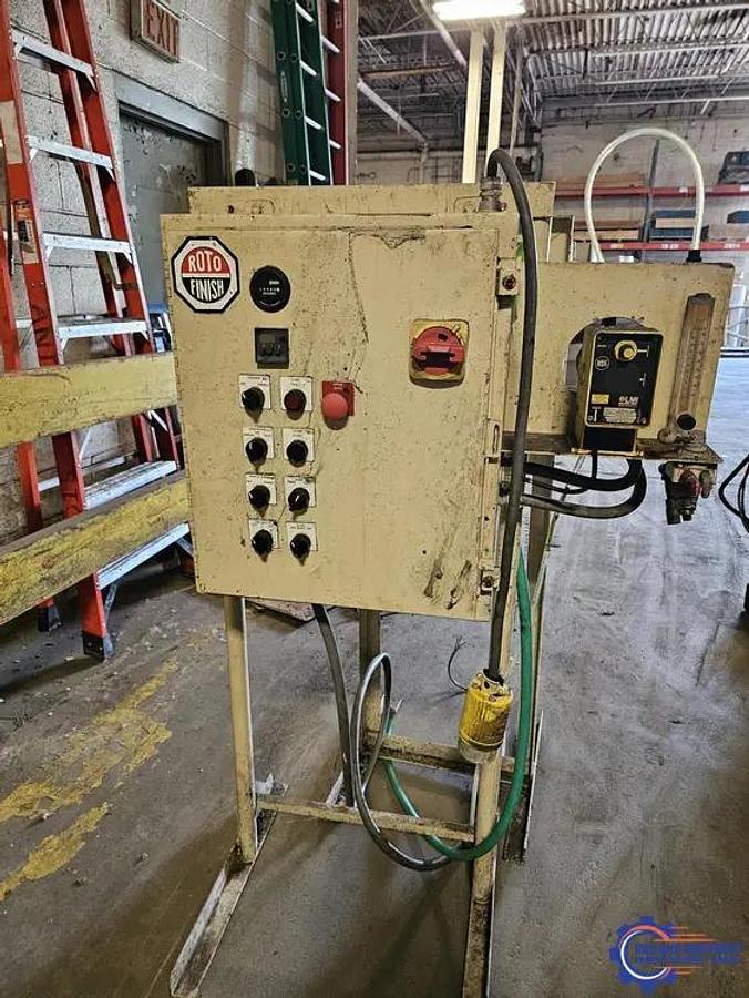 Used 2000 ROTO FINISH 15 CU FT MULTI PASS VIBRATORY BOWL FINISHING MACHINE