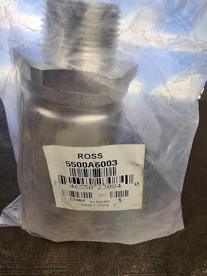 Ross 5500A6003 Silencer / Air Muffler -NEW-