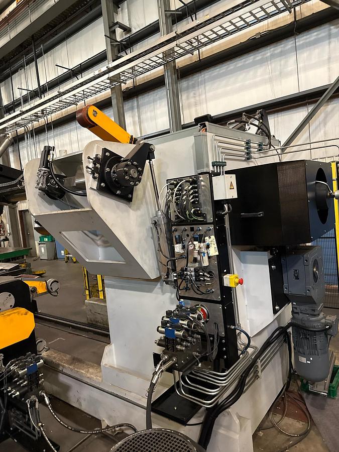 Used 2012 AIDA TMX-S2-1200 STRAIGHT SIDE PRESS w/COILTECH FEED LINE