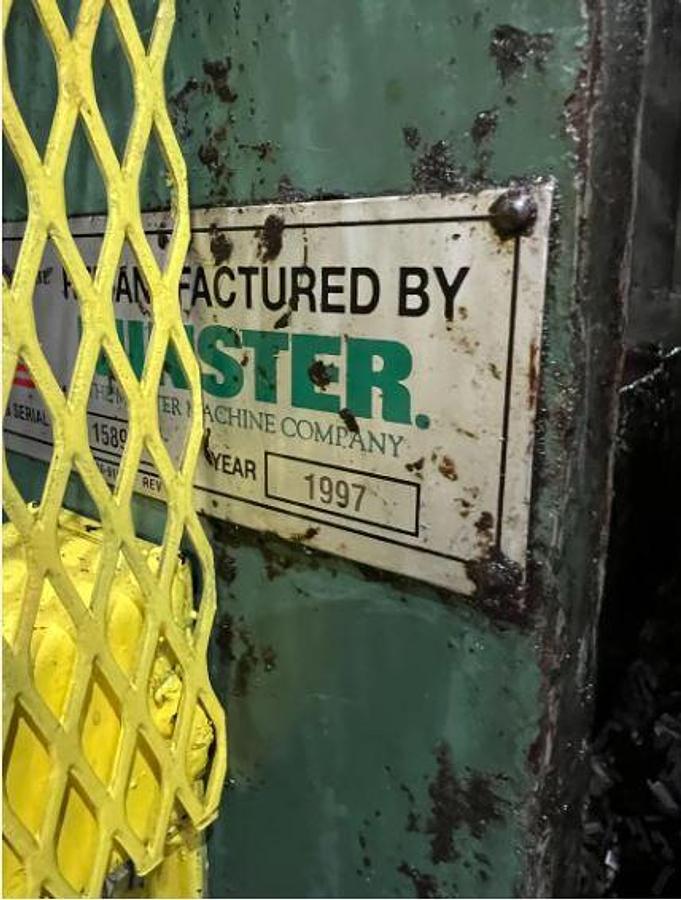 Used 200 TON MINSTER MODEL SC2-200-60-36 HEVI-STAMPER PRESS