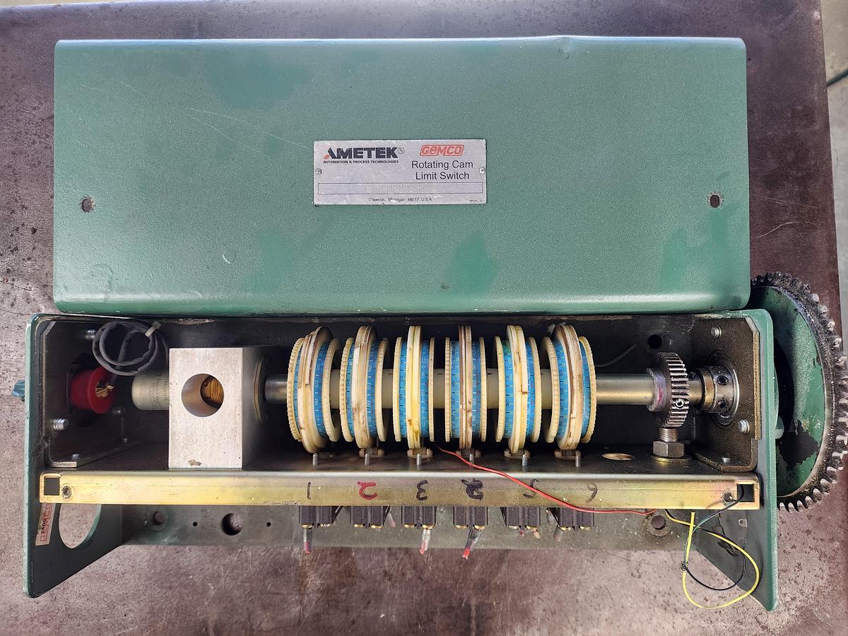 Used Gemco 1980R106R2SPX Rotating Cam Limit Switch