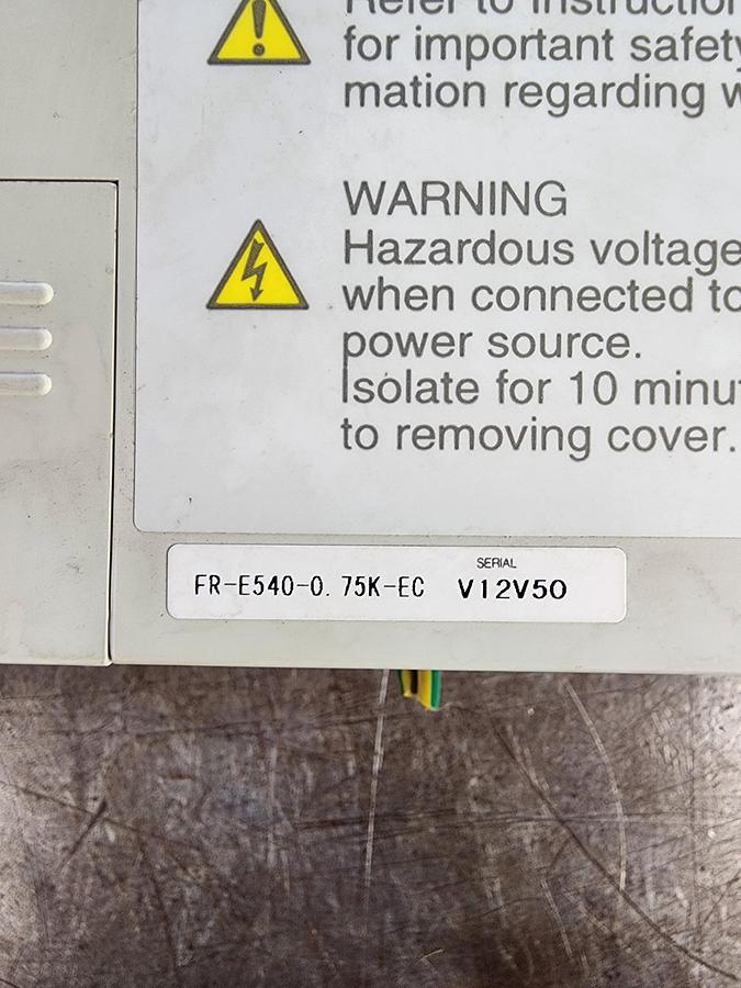 Used Mitsubishi FR-E540-0. 75K-EC E500 Inverter