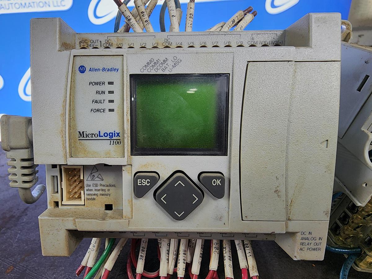 Used Allen-Bradley 1763-L16BWA MicroLogix 1100 / 1762-IQ16