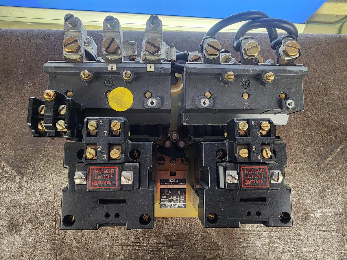 Used Allen-Bradley 705-CAD Size 2 Reversing Starter