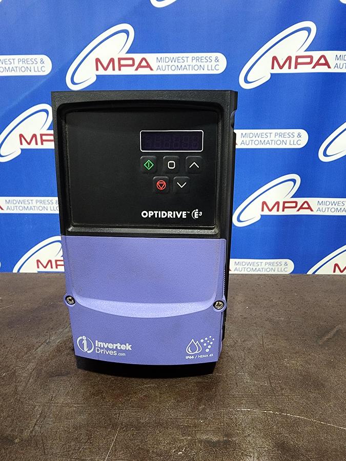 Used Invertek Drives ODE-3-140022-3F1A Optidrive E3 VFD