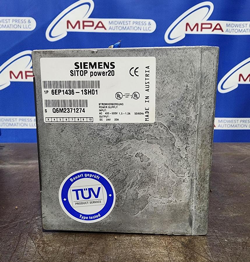 Used Siemens 6EP1436-1SH01 SITOP Power 20 Power Supply