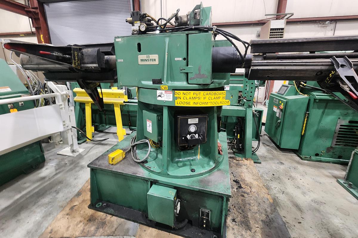 Used 32" x .350" 10,000 lb MINSTER FEED LINE