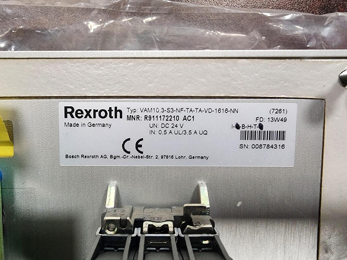 Rexroth MNR: R911172210 / VAM10.3-S3-NF-TA-TA-VD-1616-NN IndraControl V