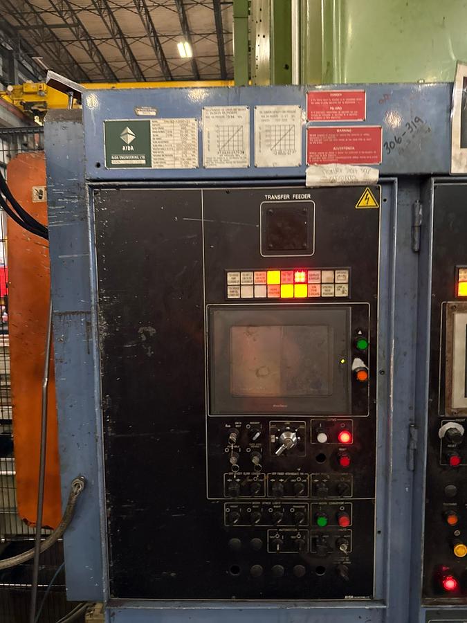 Used 2012 AIDA TMX-S2-1200 STRAIGHT SIDE PRESS w/COILTECH FEED LINE