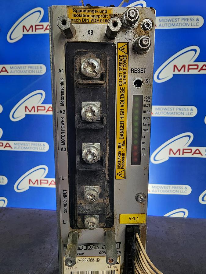 Used Indramat TDM3.2-020-300-W0 AC Servo Controller TDM 3.2-020-300-W0