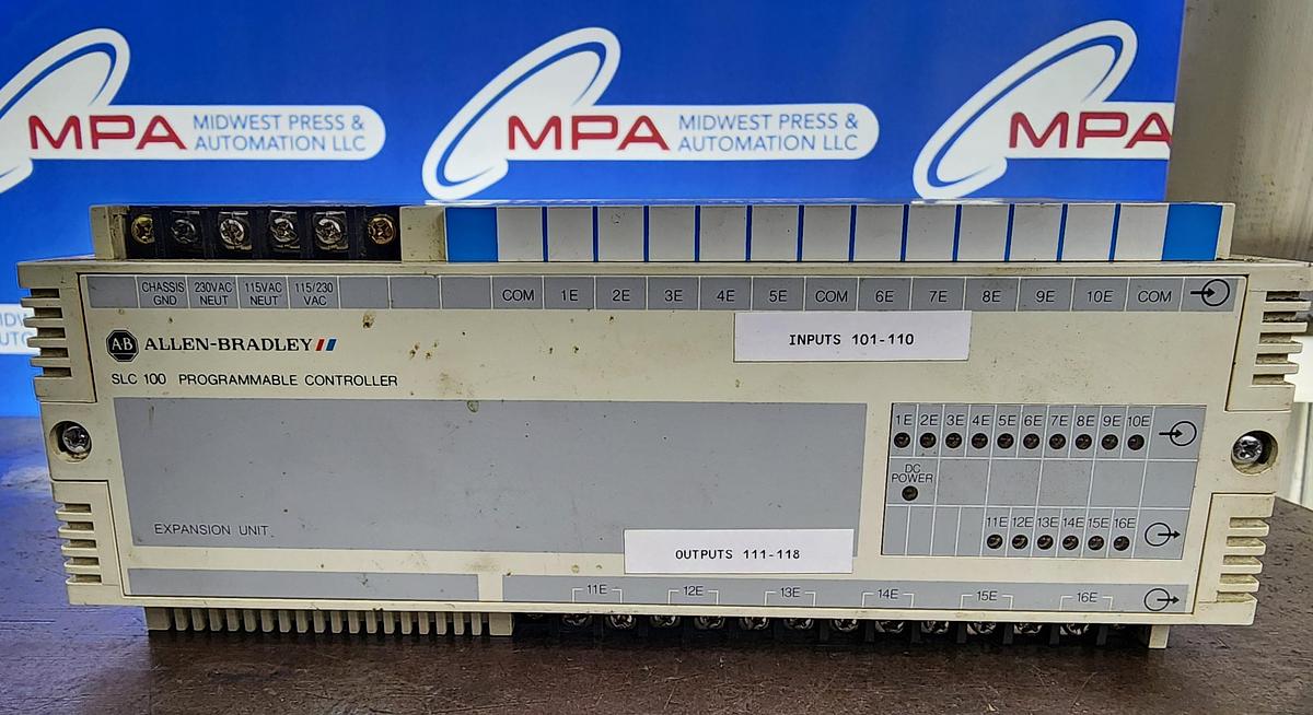 Used Allen-Bradley 1746-E103 SLC 100 Expansion Unit