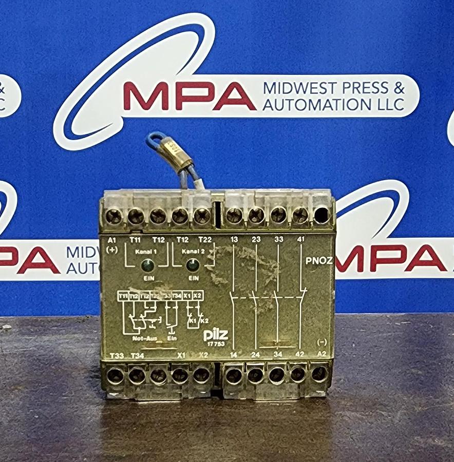 Used Pilz PNOZ 474695 Safety Relay